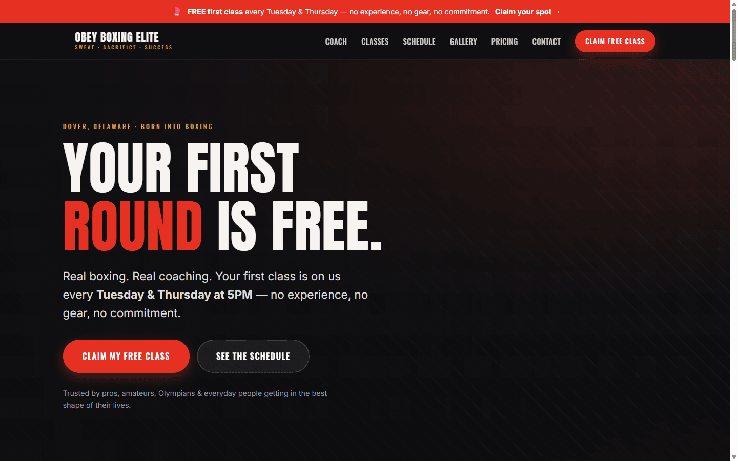 Example premium website built by BMB AI Automations