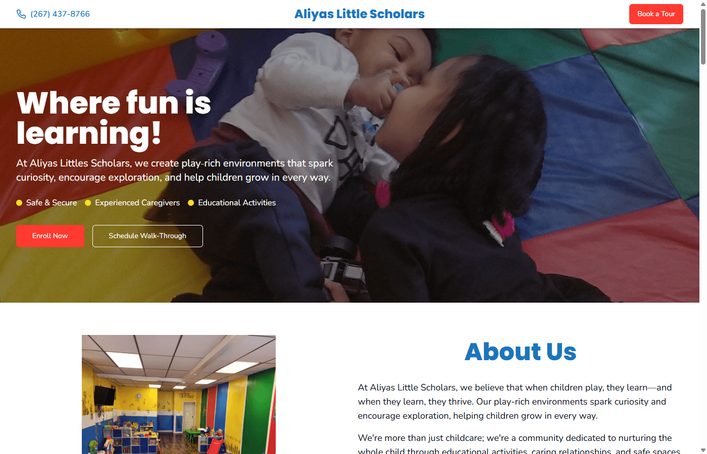Aliya's Little Scholars website